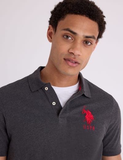 BIG LOGO SOLID POLO SHIRT 25