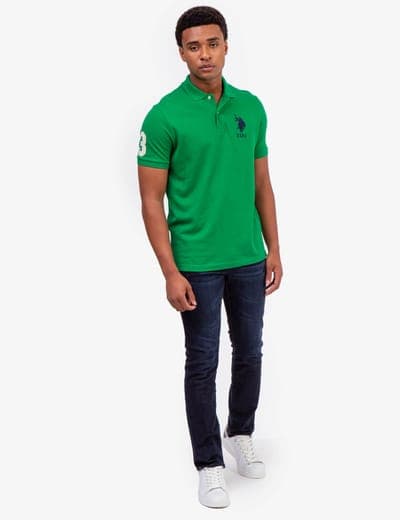 BIG LOGO SOLID POLO SHIRT 30