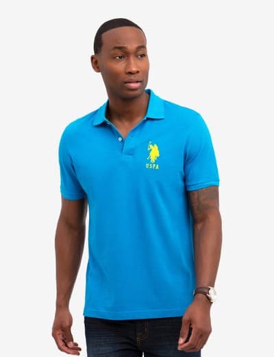 BIG LOGO SOLID POLO SHIRT 34