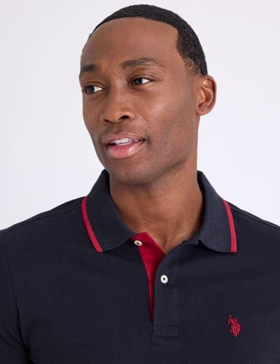 SLIM FIT STRETCH SOLID PIQUE POLO SHIRT 2