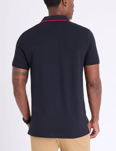SLIM FIT STRETCH SOLID PIQUE POLO SHIRT 4