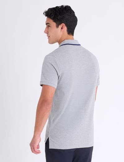 SLIM FIT STRETCH SOLID PIQUE POLO SHIRT 13