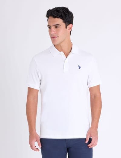 SOLID INTERLOCK POLO SHIRT 1