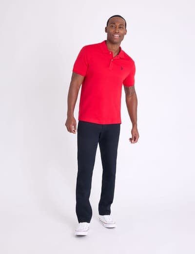 SOLID INTERLOCK POLO SHIRT 11