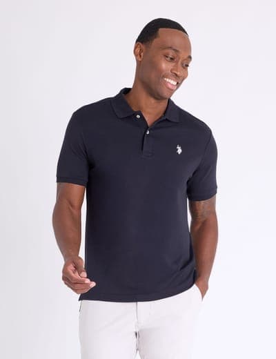 SOLID INTERLOCK POLO SHIRT 13