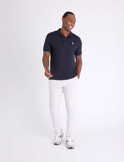 SOLID INTERLOCK POLO SHIRT 15