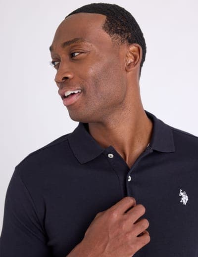SOLID INTERLOCK POLO SHIRT 14