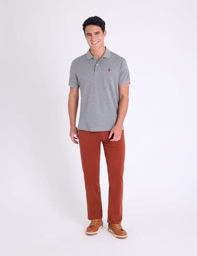SOLID INTERLOCK POLO SHIRT 19