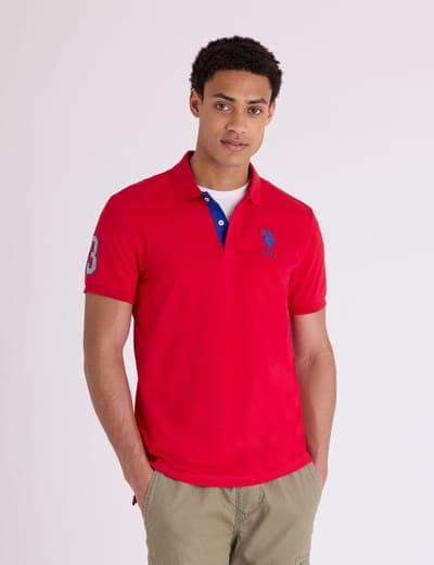 SLIM FIT STRETCH SOLID POLO SHIRT 1