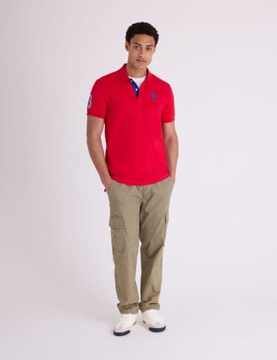 SLIM FIT STRETCH SOLID POLO SHIRT 4