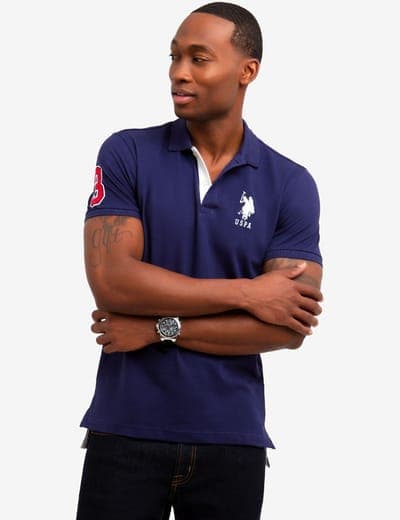 SLIM FIT STRETCH SOLID POLO SHIRT 6