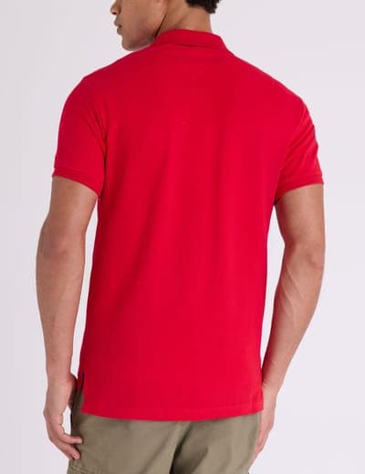 SLIM FIT STRETCH SOLID POLO SHIRT 5