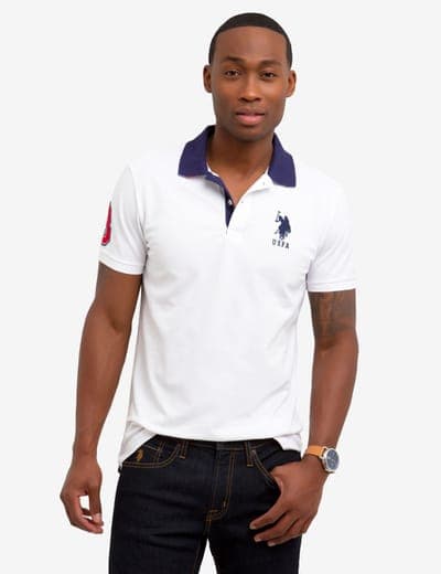 SLIM FIT STRETCH SOLID POLO SHIRT 9