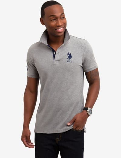 SLIM FIT STRETCH SOLID POLO SHIRT 12