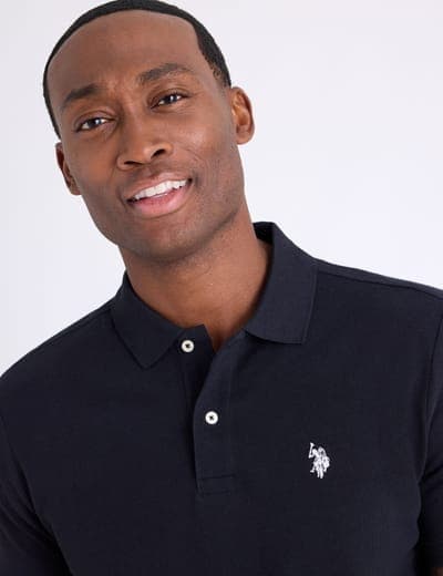 SLIM FIT SOLID PIQUE POLO SHIRT 1