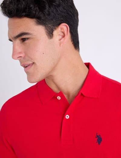 SLIM FIT SOLID PIQUE POLO SHIRT 6