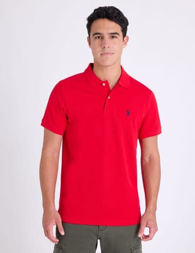 SLIM FIT SOLID PIQUE POLO SHIRT 7