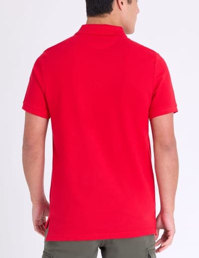SLIM FIT SOLID PIQUE POLO SHIRT 8