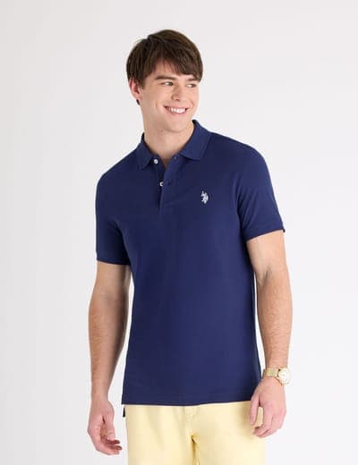 SLIM FIT SOLID PIQUE POLO SHIRT 10