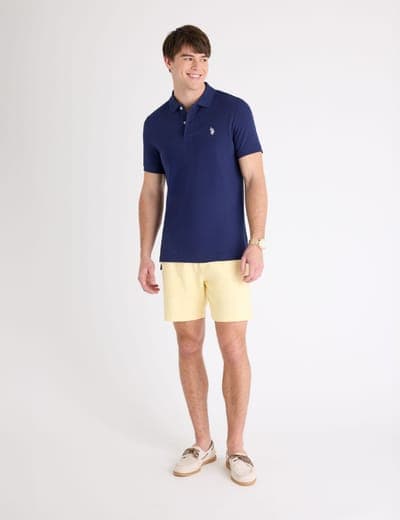 SLIM FIT SOLID PIQUE POLO SHIRT 12