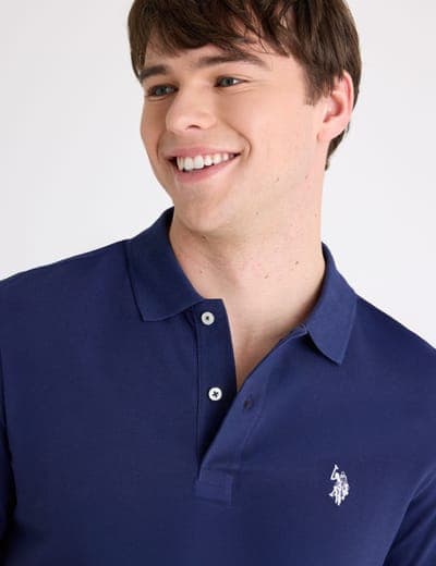 SLIM FIT SOLID PIQUE POLO SHIRT 11