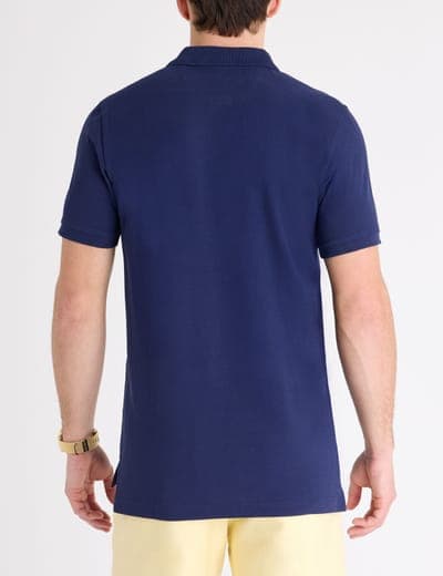 SLIM FIT SOLID PIQUE POLO SHIRT 13