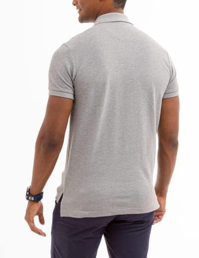 SLIM FIT SOLID PIQUE POLO SHIRT 20