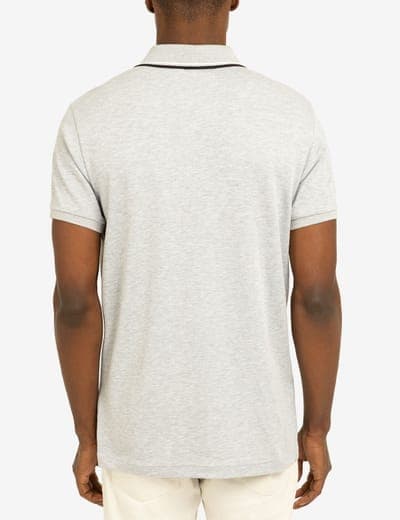 SLIM FIT TIPPED INTERLOCK POLO SHIRT 10