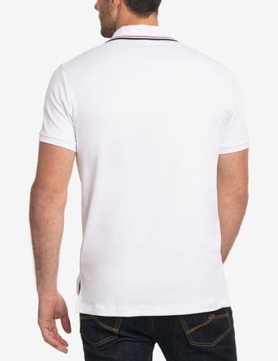 SLIM FIT TIPPED INTERLOCK POLO SHIRT 14