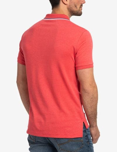 SLIM FIT TIPPED INTERLOCK POLO SHIRT 22