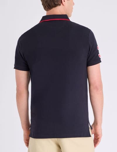 SLIM FIT BIG LOGO MULTI-TONAL POLO SHIRT 5
