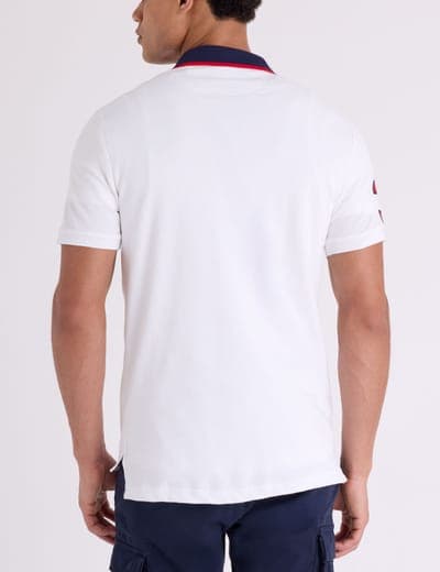 SLIM FIT BIG LOGO MULTI-TONAL POLO SHIRT 18