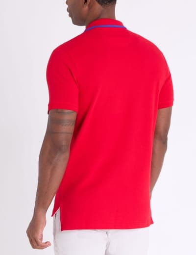 SLIM FIT BIG LOGO MULTI-TONAL POLO SHIRT 28