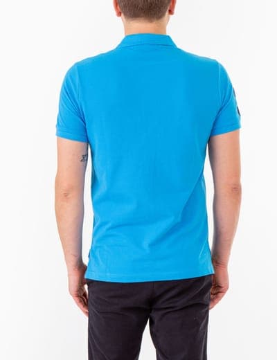 MULTI COLOR BIG LOGO SOLID POLO SHIRT 13