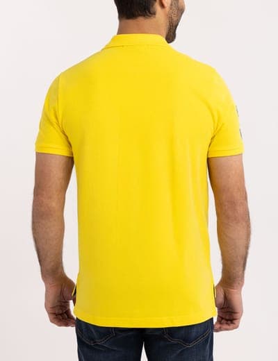 MULTI COLOR BIG LOGO SOLID POLO SHIRT 29