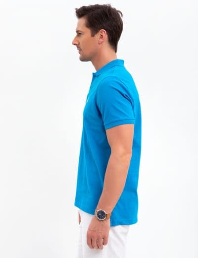 SOLID PIQUE SMALL LOGO POLO SHIRT 3