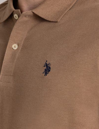 SOLID PIQUE SMALL LOGO POLO SHIRT 3