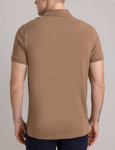 SOLID PIQUE SMALL LOGO POLO SHIRT 4