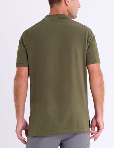 SOLID PIQUE SMALL LOGO POLO SHIRT 4
