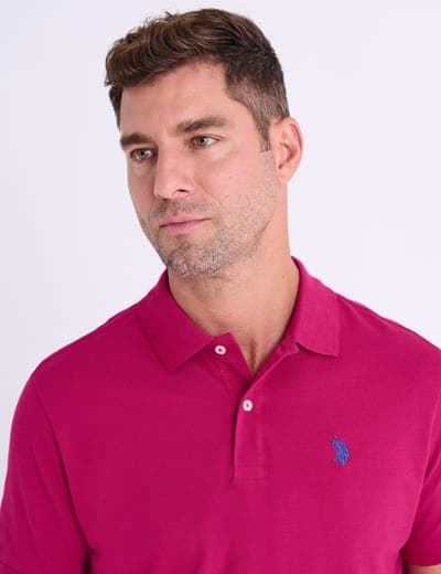 SOLID PIQUE SMALL LOGO POLO SHIRT 5