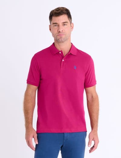 SOLID PIQUE SMALL LOGO POLO SHIRT 6