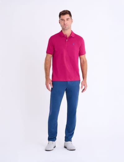 SOLID PIQUE SMALL LOGO POLO SHIRT 7