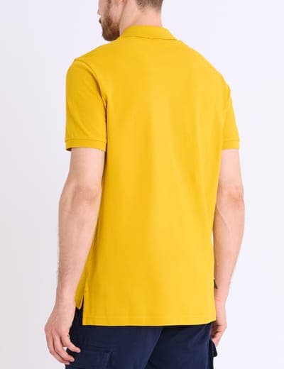 SOLID PIQUE SMALL LOGO POLO SHIRT 19