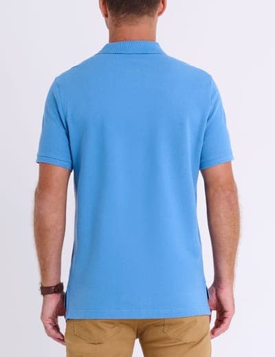 MULTI COLOR BIG LOGO SOLID POLO SHIRT 3
