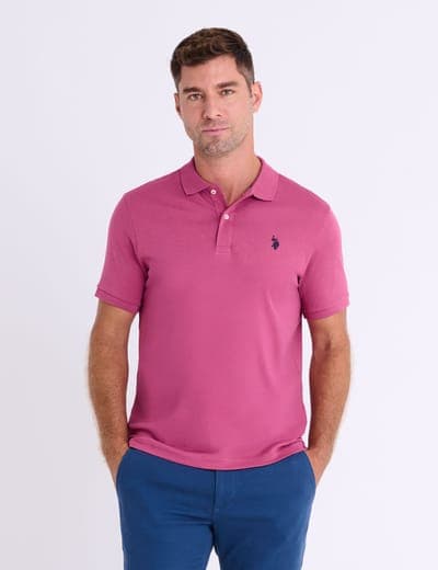SOLID INTERLOCK POLO SHIRT 1
