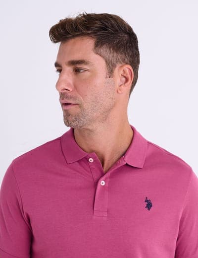 SOLID INTERLOCK POLO SHIRT 2