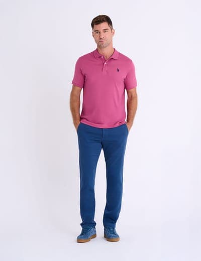 SOLID INTERLOCK POLO SHIRT 3