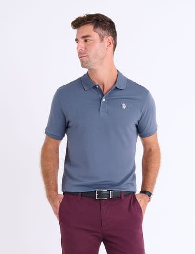 SOLID INTERLOCK POLO SHIRT 6