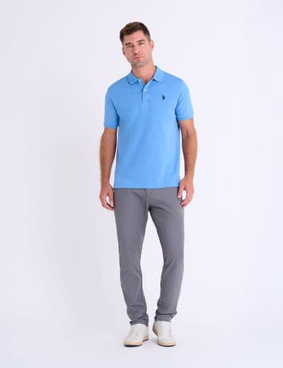 SOLID INTERLOCK POLO SHIRT 11