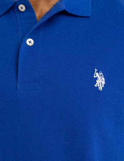 SOLID PIQUE SMALL LOGO POLO SHIRT 2